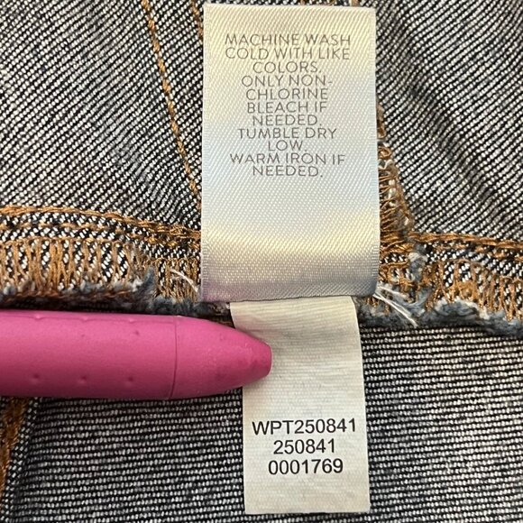 J.Jill Womens Plus Size 4X Stretch Denim Pencil Skirt With Back Pockets - Picture 5 of 9